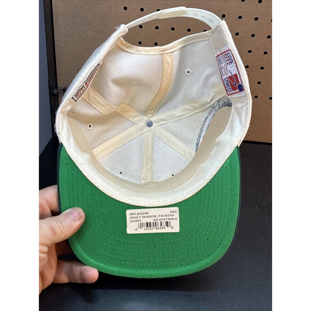 90s Green Bay Packers Sports Specialties Shadow Laser Snapback NFL Hat cap rare - Picture 6 of 10